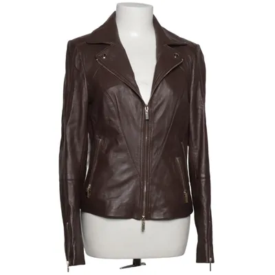 Leren jack (Bruin) van Repeat Luxury Leer