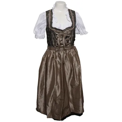 Dirndl (Vit, Svart, Beige) från NABER Collection Bomull, Polyester