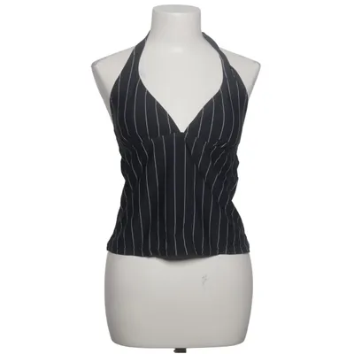 Halter neck top (Black, White) from Basic Line Elastane, Polyamide, Polyester