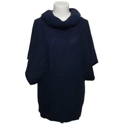 Poncho (Blue) Acrylic, Mohair, Polyamide, Wool