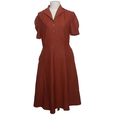 Jurk (Bruin) van Daisy Dapper Elastaan, Polyester, Viscose