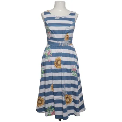 Jurk (Blauw, Wit, Meerkleurig) van Hearts & Roses Katoen, Elastaan