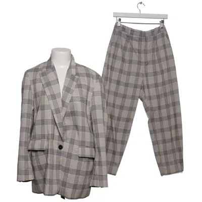 Kostym (Beige, Svart) från Zara Elastan, Polyester