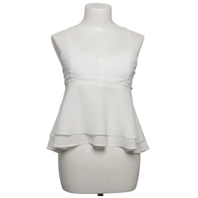 Crop top (Hvid) fra Abercrombie & Fitch Polyester, Viscose