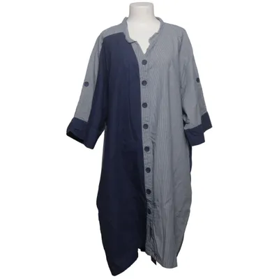 Robe chemise (Bleu, Gris) de Kekoo Design Coton
