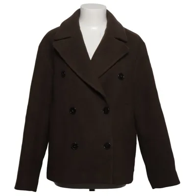 Skepparkavaj (Brun) från Massimo Dutti Polyamid, Ull