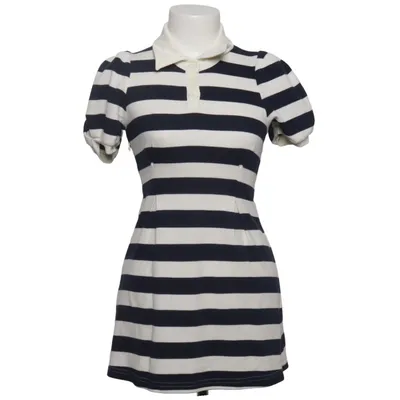 Polo dress (White, Blue)