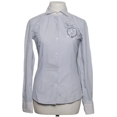 Chemise (Bleu, Blanc) de La Martina Coton, Élasthane, Polyamide