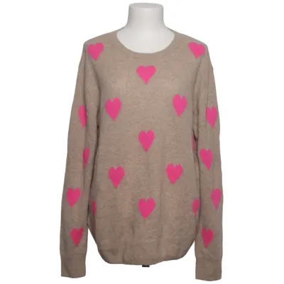 Pull-over (Beige, Rose) de Zwillingsherz Cachemire