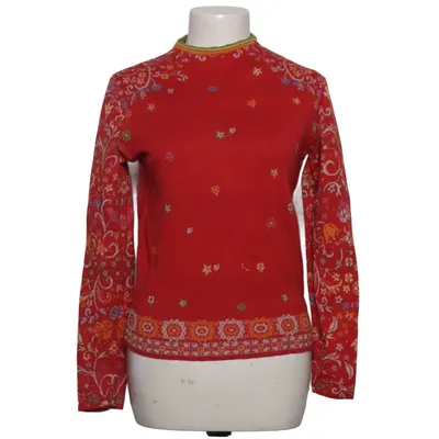 Pull-over (Rouge, Multicolore) de IVKO Laine de mouton