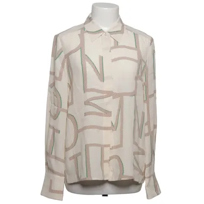 Blouse (Beige, Green, Brown) from Marc Cain Silk, Viscose
