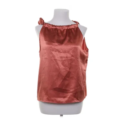 Halter neck top (Orange) from Shk Elastane, Polyester