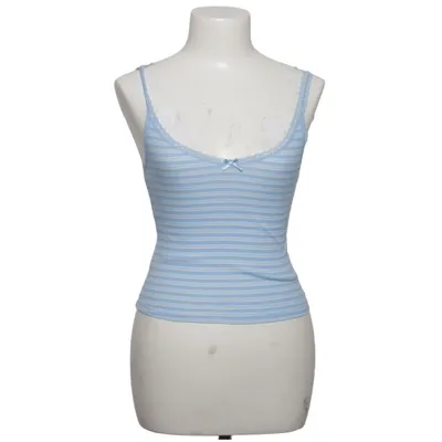 Crop top (Blå, Hvid) fra Divided by H&M Bomuld, Elastan