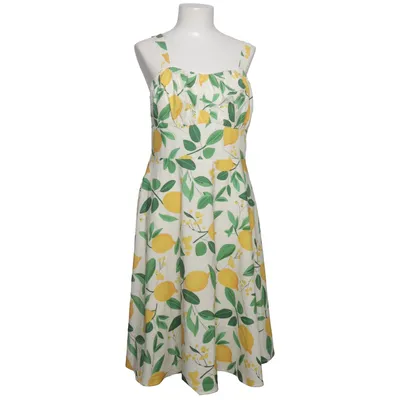 Klänning (Vit, Gul, Grön) från Belle Poque Elastan, Polyester