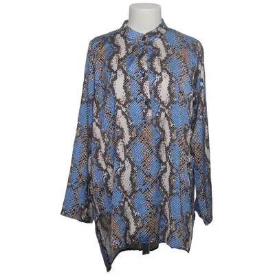 Blus (Blå, Brun, Vit) från Perla Nera Polyester