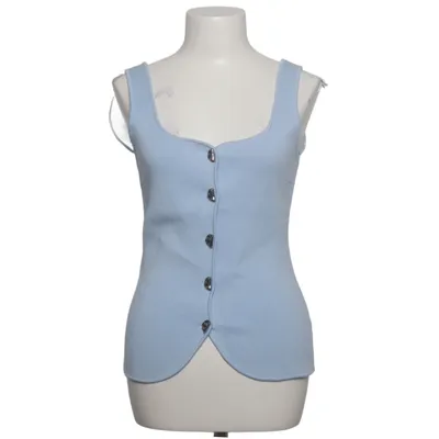 Gilet (Blauw) van Zara Polyester, Viscose