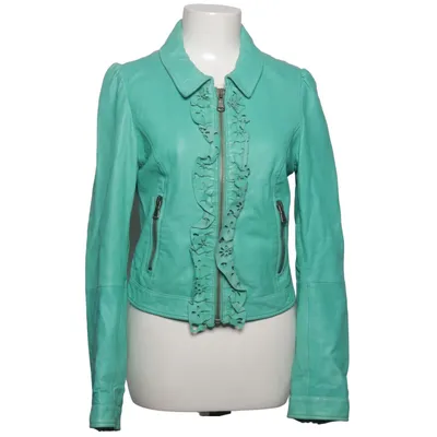 Leren jack (Groen) van Killah Leer, Polyester