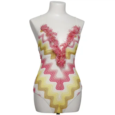 Maillot de bain une pièce (Rose, Jaune, Blanc) de Missoni Mare