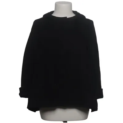 Manteau (Noir) de Amalia Lyocell, Polyester, Laine