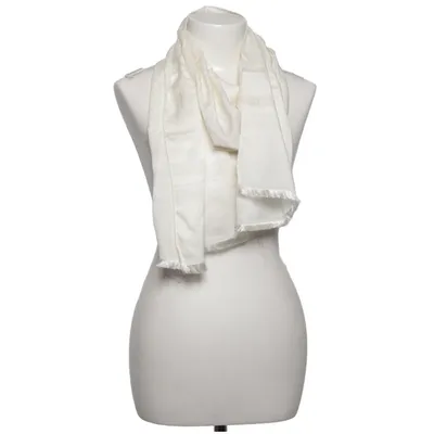 Suit scarf (White) Silk