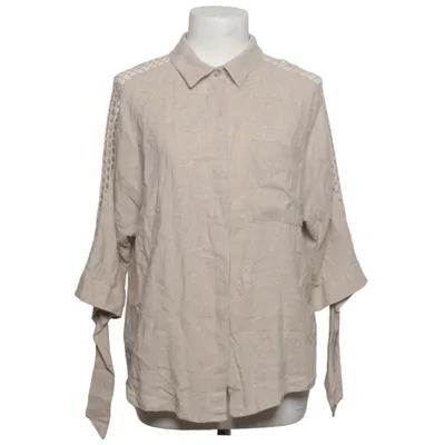 Chemise (Beige) de QuZu Coton, Lin