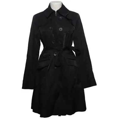 Trenchcoat (Schwarz) von DKNY Baumwolle, Polyester