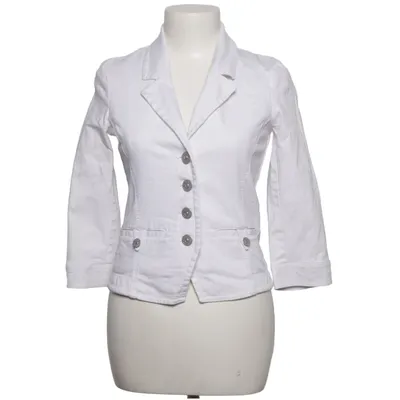 Blazer (Weiß) von Tom Tailor Baumwolle, Elasthan