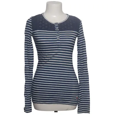Henley shirt (Blue, White) from Alprausch Cotton