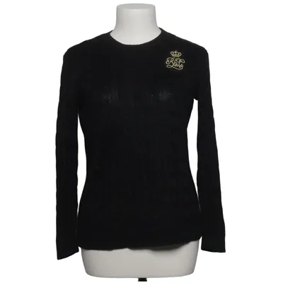 Sweater (Sort) fra Lauren Ralph Lauren Bomuld, Viscose