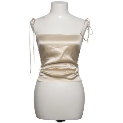 Crop top (Beige) van Reformation Zijde
