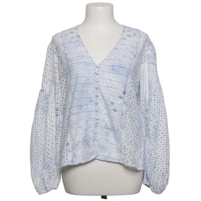 Blouse (Blue, White) from Lala Berlin Cotton
