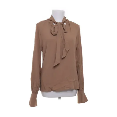Pussy bow blouse (Beige) from Camicetta Snob Acetate, Silk