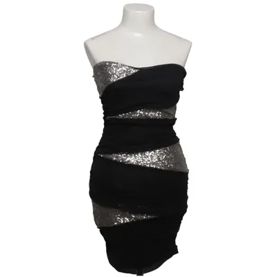 Cocktail dress (Black, Silver) from Tally Weijl Polyamide, Polyester