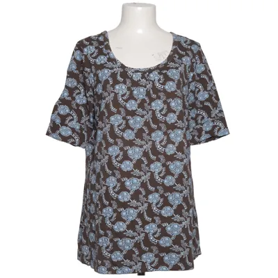 T-shirt (Bruin, Blauw) van Ambria Katoen