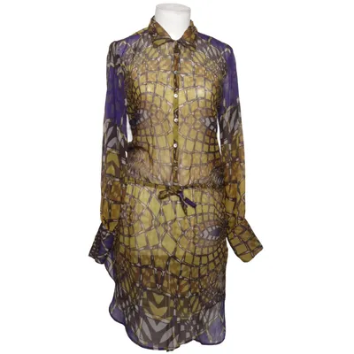 Skjortklänning (Grön, Blå, Flerfärgad) från Superstar Polyester
