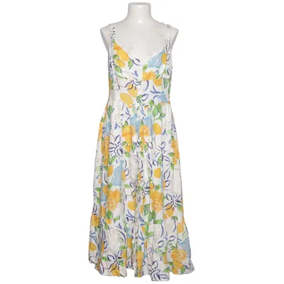 Maxi dress (White, Yellow, Blue) from Zara Linen, Viscose