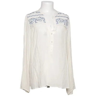 Blouse (Beige, Blauw) van Geisha Polyester, Viscose
