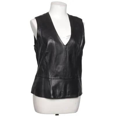 Gilet en cuir (Noir) de Class International Cuir, Viscose