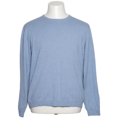 Sweater (Blue) from Strokesman's Cashmere, Organic cotton