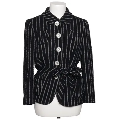 Blazer (Noir, Blanc) de Rena Lange Cupro, Élasthane, Polyamide, Polyester, Viscose, Laine