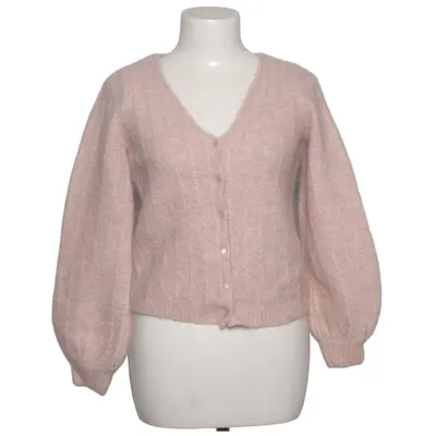 Cardigan (Pink) from La Maille Sézane Elastane, Merino wool, Mohair, Polyamide, Polyester