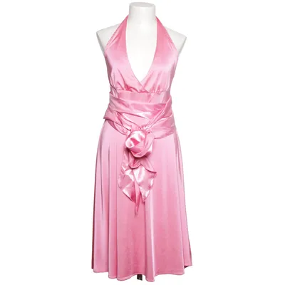 Halternek jurk (Roze) Elastaan, Polyester