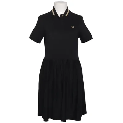 Robe polo (Noir) de Fred Perry Coton, Fibre métallique, Polyamide, Polyester