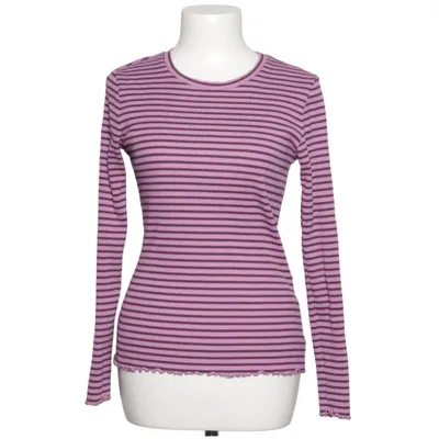 Långärmad t-shirt (Lila, Svart) från Selected Femme Elastan, Ekologisk bomull