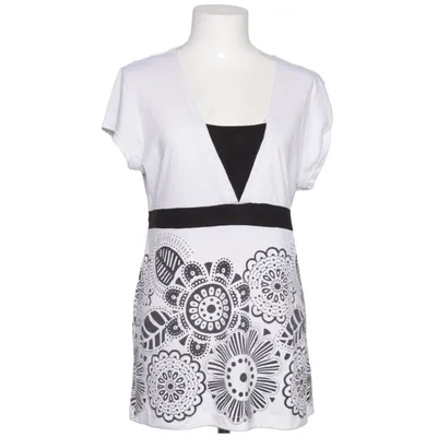 Top (Hvid, Sort) fra X-Mail Elastan, Polyester, Viscose