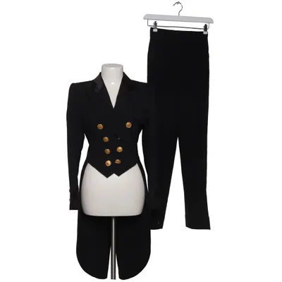 Tailcoat (Black) from Rena Lange Polyamide, Wool