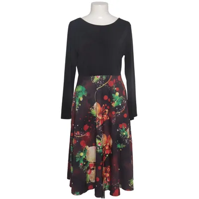 Klänning (Svart, Flerfärgad) från Dressfo Bomull, Polyester