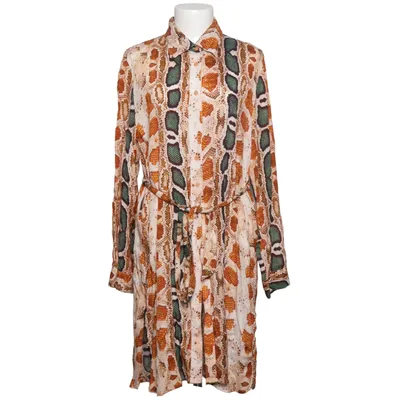 Shirt dress (Brown, Green, Multicolored) from Anokhi Viscose