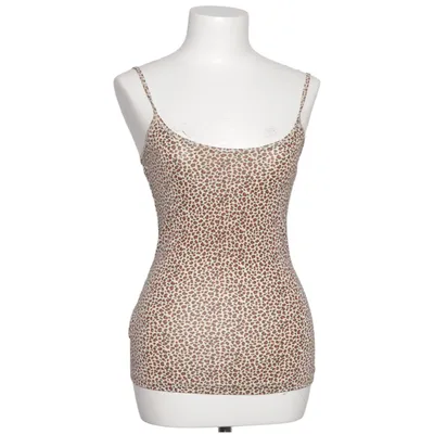 Tanktop  (Beige, Brun) fra Mango Basics Elastan, Polyester