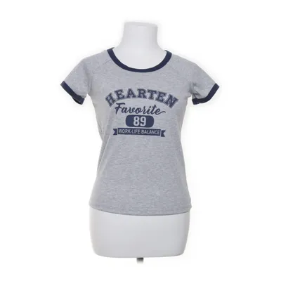 T-shirt (Grijs, Blauw) van Dazy Elastaan, Polyester, Viscose